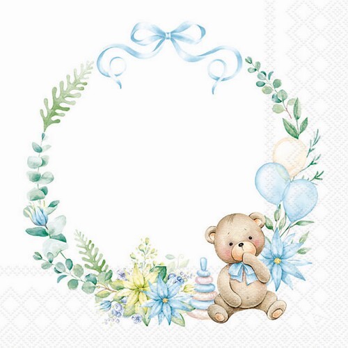 Servietten baby teddy - servietten,