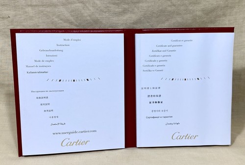 Cartier zertifikat garantie - cartier,