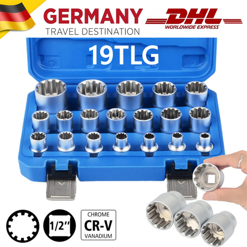 19tlg steckschlüssel satz - 19tlg,