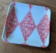 Campari Werbe-Aschenbecher Kunststoff, 70er Jahre, KEAN Milano