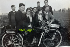 altes original Vorkrieg Foto Motorrad Krad Fritz Cockerell " Rote " 3PS 4098-3