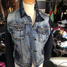 DESIGUAL Jeans-Strick Jacke