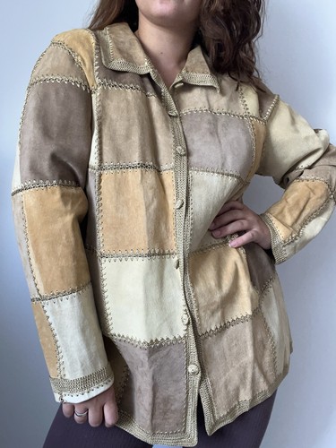 Vintage denim co echtleder - denim,