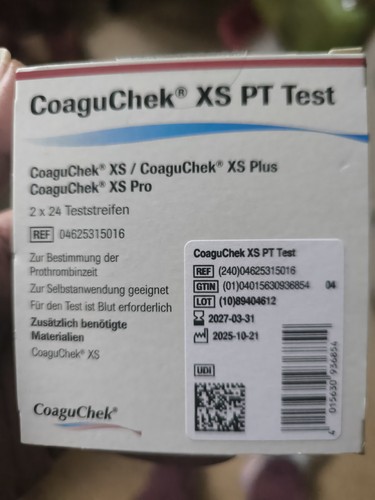 Coaguchek teststreifen - xs, pt