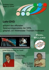 Pool Billard Trainings DVD PAT 1. Mit dem offiziellen Spielvermögenstest der WPA
