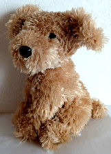 Stoffhund beige/hellbraunes