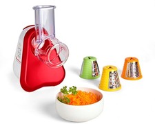 Moulinex DJ753510 Zerkleinerer Schneider Gemüse klein Gemüsewolf Rot #Y103-173