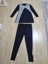 Tesettür Badeanzug Hijab 40/42 Burkini Schwimmanzug Lang Schwarz