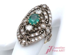 Antique Ring - 18K GG/WG - 40