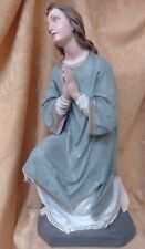 Engel Anbetungsengel Gips 50 cm neogotisch um 1900