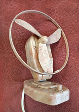 DDR Ventilator VEM, WTB Dresden 22x17cm, funktioniert