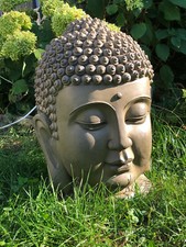 Buddhakopf-Brunnen 50 cm mit