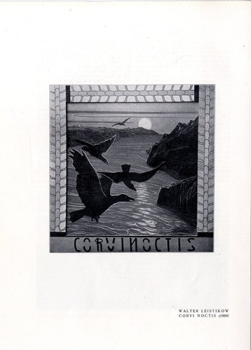 Walter leistikow corvi - corvi, noctis