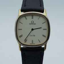 OMEGA DE VILLE HERREN UHR STAHL 32MM SCHÖN VINTAGE ARMBANDUHR QUARZ OM243