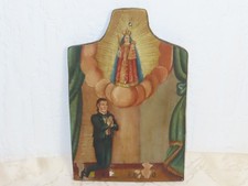 Antikes Votivbild auf Holz gemalt wohl um 1840!