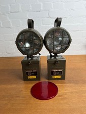 2 EISEMANN Handlampe BW Bundeswehr Scheinwerfer Militär Prepper BOSCH Leuchte