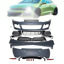 Bodykit Stoßstange Front Seite Heck TFL LED Look + ABE passt für VW Scirocco 137