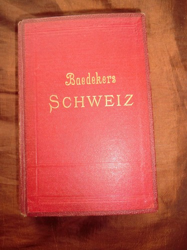 Baedekers schweiz 1920 - schweiz,
