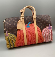 Uk/12# Louis Vuitton LV x YK Keepall 45 Kusama Kürbis  Limited Edition NEU