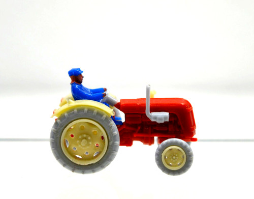 Ddr plastik modellauto traktor - ddr,