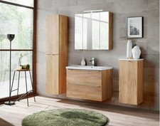 Badmöbel Set CAPRI EICHE GOLD