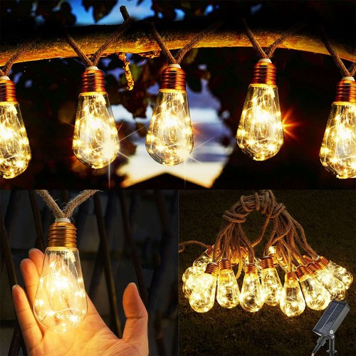 Led solar lichterkette außen - solar,