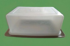 Tupperware Butterdose sandfarben/milchig -trüb Retro Vintage selten guterZustand