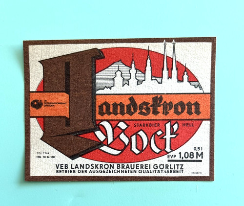 Bieretikett beerlabel ddr - ,,