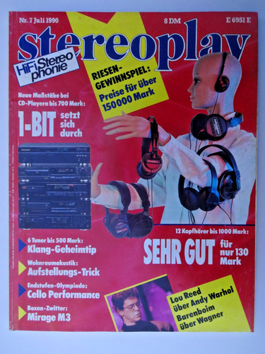 Stereoplay cello - stereoplay, 7/90.cello