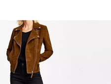 Heidi Klum Lederjacke Biker