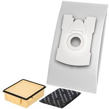 10 Staubsaugerbeutel + 1 Mikrofilter + 1 Kohlefilter passt für Vorwerk Tiger 260