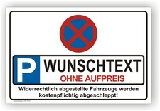 Parkverbot Parkplatzschild