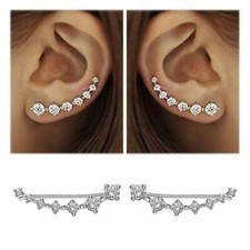 Damen Ohrringe Ohrklemme