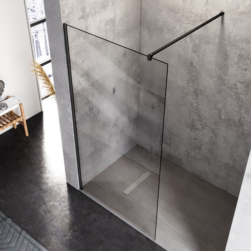 10mm walk dusche schwarz - 10mm, in