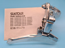 UMWERFER SUNTOUR AC 2000 VINTAGE Derailleur front 2-fach RACE silber NOS