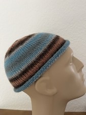 Herren Mütze, Fischermütze,Rollrand,Sylter Mütze,KU bis60cm, Alpaka