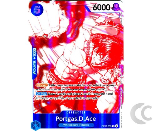 Portgas ace op07 - op07-053, promo