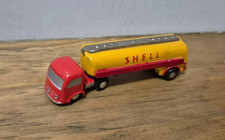 Schuco Piccolo Mercedes Tankwagenzug 744  alt - bespielt - SHELL 1:90