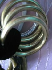 7 Metallringe goldfarbig 40mm Ø zum Basteln Traumfänger Mobiles und mehr