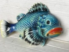 Wandfigur Keramik Fisch