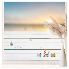 Fensterfolie Streifen Maritim