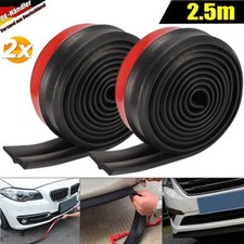 2x Spoilerlippe Universal Frontspoiler für Auto Schweller Gummilippe Seite 2,5m