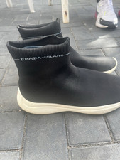 Prada Sneaker Leinen Größe 10 1/2 Socks