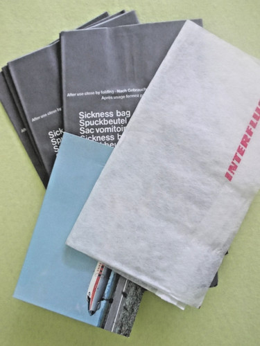 Interflug tüten postkarte - tüten,,