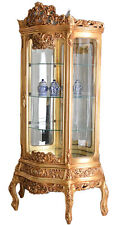 Barockvitrine Gold Glasvitrine
