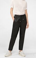 Damen Lederhose Jogginghose Ricano schwarz Größe S Lammleder Echtleder