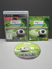 SINGSTAR FUSSBALLHITS + ANLEITUNG SONY PLAYSTATION 3 PAL KOMPLETT OVP CIB PS3