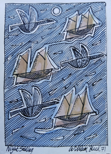 Vintage abstraktes - jh.,