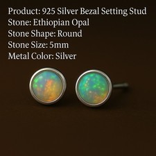 5Mm Runde Form Welo Feuer Opal