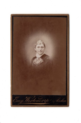 Cdv foto damenportrait - cdv,